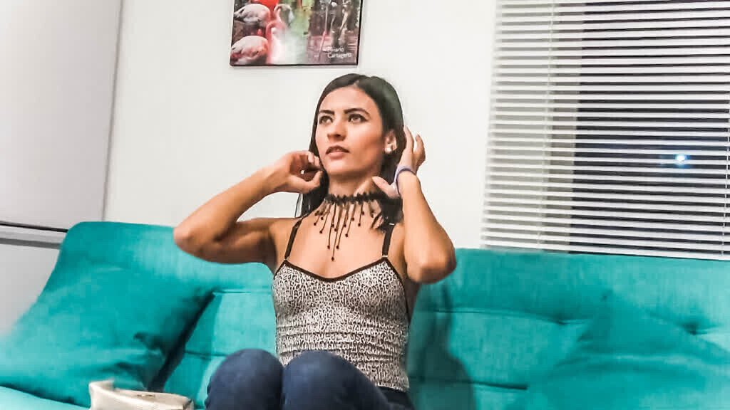 Skinny Venezuelan Latina Talked into Fucking her Boss